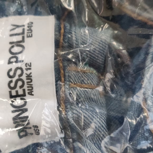 Classic Blue Wide-Leg Women Jeans - Picture 3 of 16